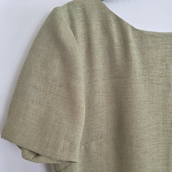 SOPHISTICATE Vintage linen like Shift Dress - Picture 6 of 8